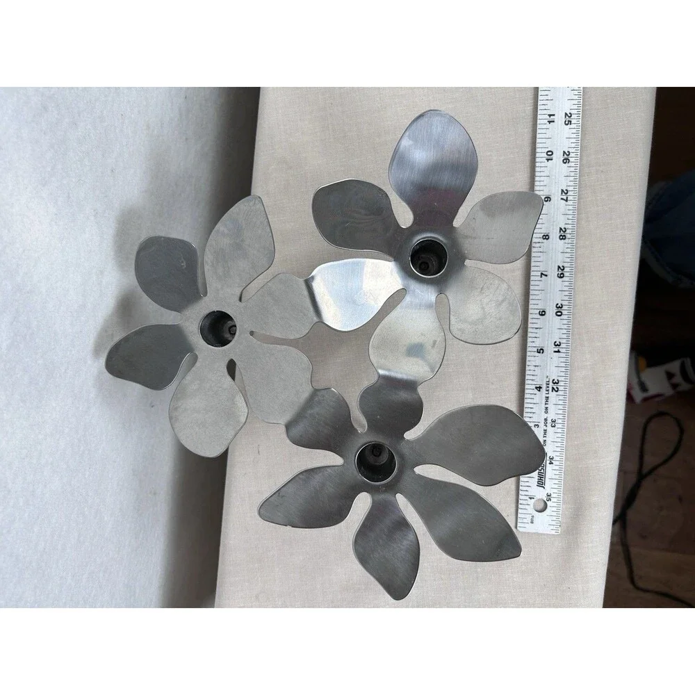 Stockholm flower metal candle holder Ikea designer by Monika Mulder